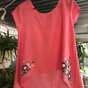 Thin Short Sleeve Blouse